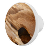 Zion Canyon Wall I Abstrakt Naturfotografie Keramikknauf (Rechts)