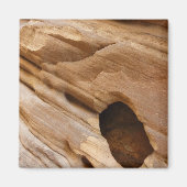 Zion Canyon Wall I Abstrakt Naturfotografie Magnet (Vorne)
