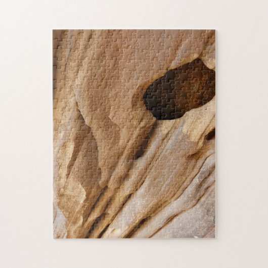 Zion Canyon Wall I Abstrakt Naturfotografie Puzzle (Vertikal)