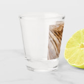 Zion Canyon Wall I Abstrakt Naturfotografie Schnapsglas (Links)