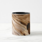 Zion Canyon Wall I Abstrakt Naturfotografie Tasse (Zentrum)