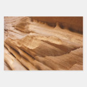 Zion Canyon Wall II Red Rock Abstrakte Fotografie Geschenkpapier Set (Vorderseite)