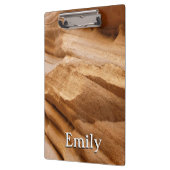 Zion Canyon Wall II Red Rock Abstrakte Fotografie Klemmbrett (Links)