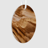 Zion Canyon Wall II Red Rock Abstrakte Fotografie Ornament (Vorderseite)