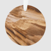 Zion Canyon Wall II Red Rock Abstrakte Fotografie Ornament (Vorderseite)