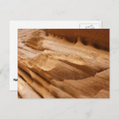 Zion Canyon Wall II Red Rock Abstrakte Fotografie Postkarte (Vorne/Hinten)