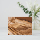 Zion Canyon Wall II Red Rock Abstrakte Fotografie Postkarte (Stehend Vorderseite)