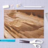 Zion Canyon Wall II Red Rock Abstrakte Fotografie Seidenpapier (Handwerk)