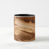 Zion Canyon Wall II Red Rock Abstrakte Fotografie Tasse (Zentrum)