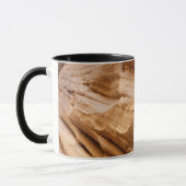 Zion Canyon Wall II Red Rock Abstrakte Fotografie Tasse (Links)