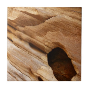 Zion Canyon Wand I Abstrakte Naturfotografie Fliese