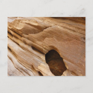 Zion Canyon Wand I Abstrakte Naturfotografie Postkarte