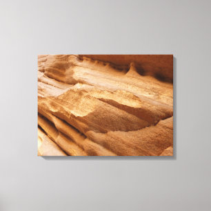 Zion Canyon Wand II Rote Fels-Abstrakte Fotografie Leinwanddruck