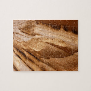 Zion Canyon Wand II Rote Fels Abstraktfotografie Puzzle