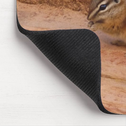 Zion Chipmunk auf Red Rocks Mousepad (Ecke)