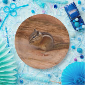Zion Chipmunk auf Red Rocks Pappteller (Party)
