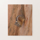 Zion Chipmunk auf Red Rocks Puzzle (Vertikal)