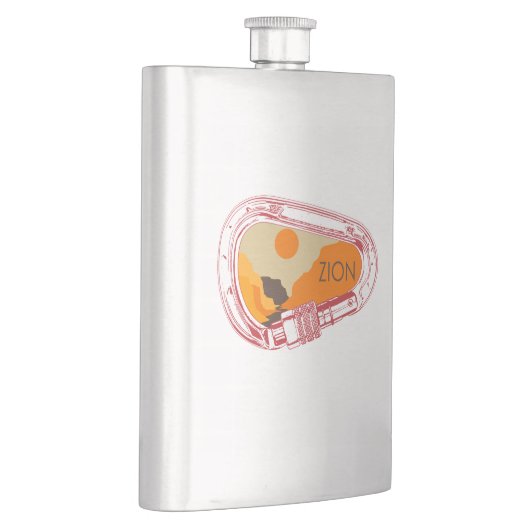 Zion Climbing Carabiner Flachmann (Rechts)