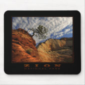 Zion einziger Baum Mousepad (horizontal) (Vorne)