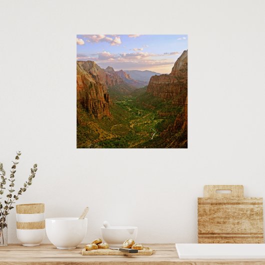 Zion Engel Landung utah Poster AUS 8,99 (Küche)