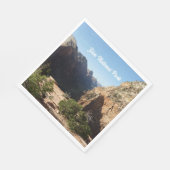 Zion from Angels Landweg Zion Nationalpark Serviette (Ecke)