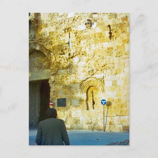 Zion Gate, Jerusalem Postkarte (Vorderseite)