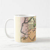 Zion - Grand Canyon Karte Tasse (Links)