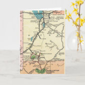 Zion - Grand Canyon Vintage Karte (Gelbe Blume)