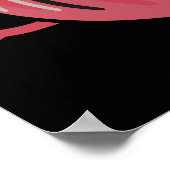 Zion Ha-se-yo Funny Korean Pun Dark BG Poster (Ecke)