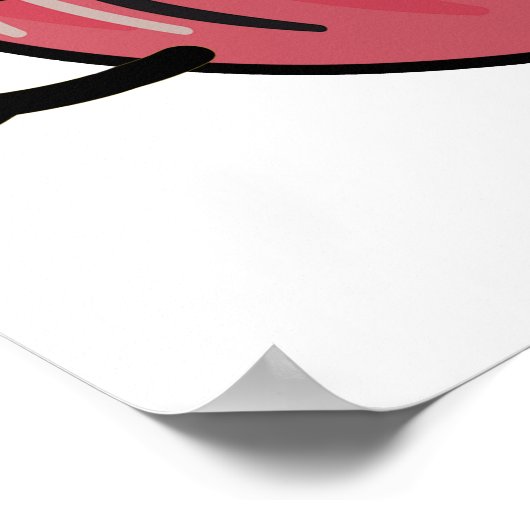 Zion Ha-se-yo Funny Korean Pun Poster (Ecke)