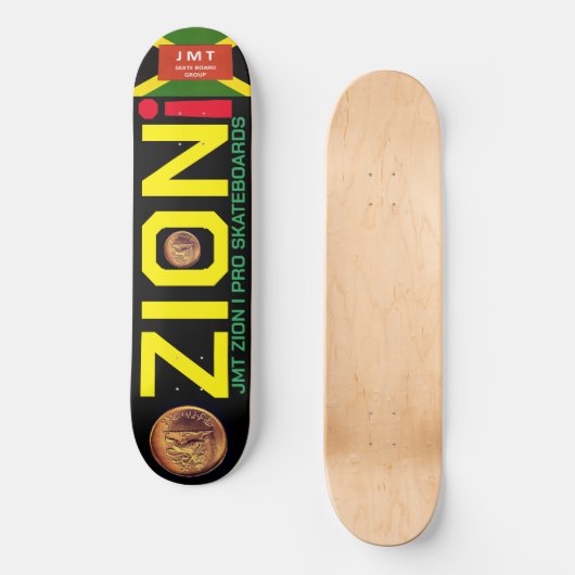 ZION. I. JMT 8 1/4" Skateboard Deck (Vorderseite)