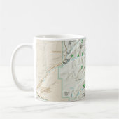 Zion Karten-Tasse Nationalparks (Utah) Kaffeetasse (Links)