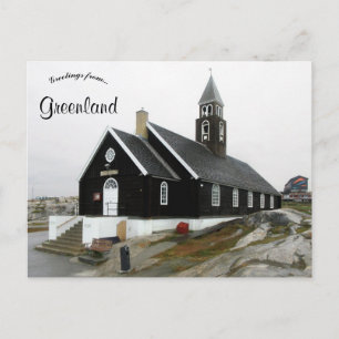 Zion-Kirche in Ilulissat Grönland Postkarte