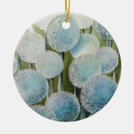 Zion Millions Wasserfarbenkunst Keramik Ornament (Vorne)