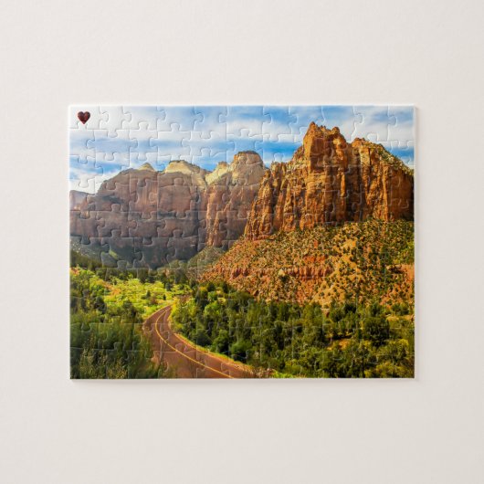 Zion Mountain Utah Puzzle (Horizontal)