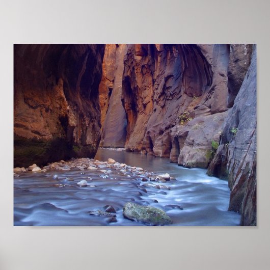 Zion Narrows National Park Poster (Vorne)
