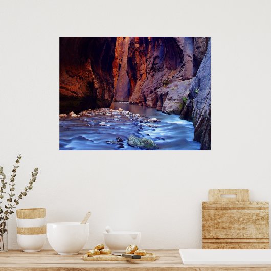Zion Narrows Poster (Küche)