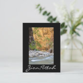 Zion Narrows Postkarte (Stehend Vorderseite)