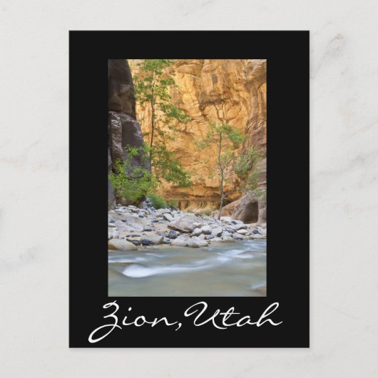 Zion Narrows Postkarte (Vorderseite)