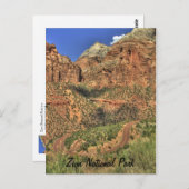 Zion National Park, ABER Postcard Postkarte (Vorne/Hinten)