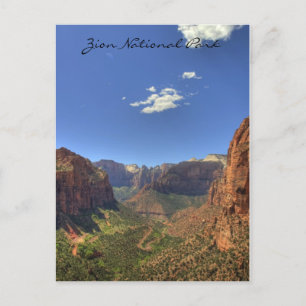 Zion National Park, ABER Postcard Postkarte