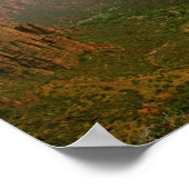 Zion National Park - Angels Landing Poster (Ecke)