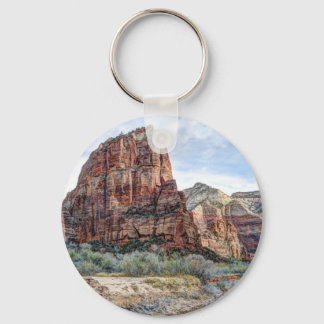 Zion National Park Angels Landung - Digital Paint Schlüsselanhänger