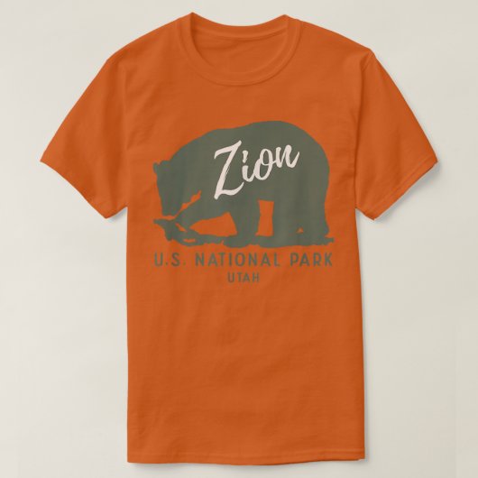 Zion National Park Bear XO4U Original T-Shirt (Design vorne)