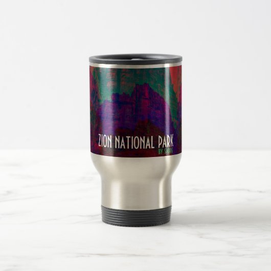 Zion National Park by Saber Travel Mug V1.01 Reisebecher (Mittel)