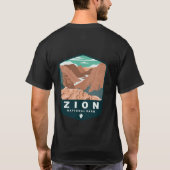 Zion National Park Camping Außenbereich | Männer T T-Shirt (Rückseite)