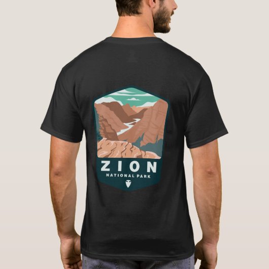 Zion National Park Camping Außenbereich | Männer T T-Shirt (Rückseite)