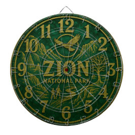 Zion National Park Canyon Hiking and Eagle Art Dartscheibe