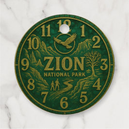 Zion National Park Canyon Hiking and Eagle Art Geschenkanhänger