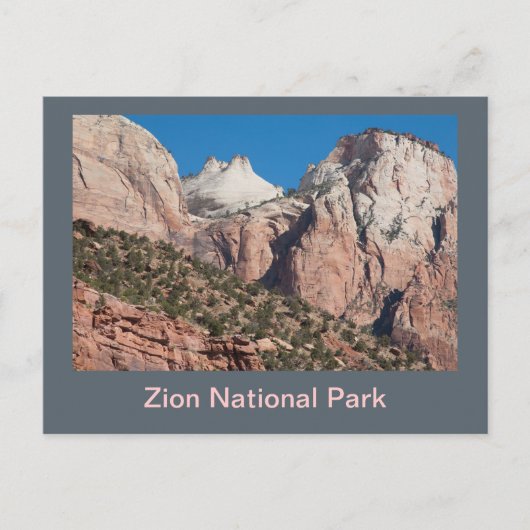 Zion National Park Cliffs Postkarte (Vorderseite)